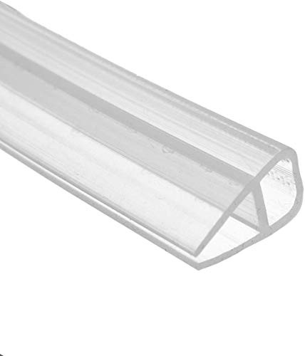200 cm U-form duschdörr tätning duschtätning vattenavvisande dusch glasdörr för 10 mm glastjocklek