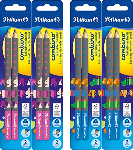 Pelikan Schreiblernbleistift Combino auf Blisterkarte (Bleistifte Sparpack)
