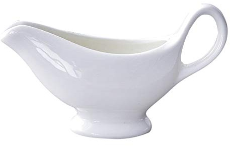 Lattiera La Barca di sugo in Ceramica è Comoda da Tenere, e la Salsa con la Bocca Piccola è Comoda per la Salsa di versamento Bricco da Latte