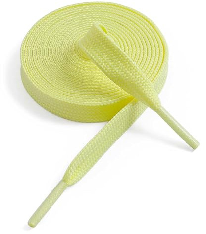 VSUDO Feinmaschige Flache Schnürsenkel für Sneaker, 8 mm Breite Sneaker Schnürsenkel, Flache Schuhbänder für Lauf- und Sportschuhe