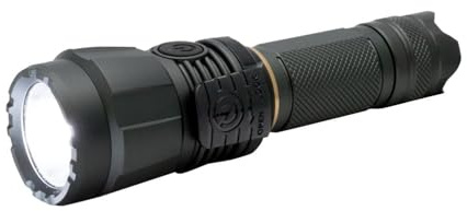 NightSearcher Rechargeable Torch - Mini Magnum Flashlight - Super Bright, 2000 Lumens High Powered, Rechargeable LED Hand Torch