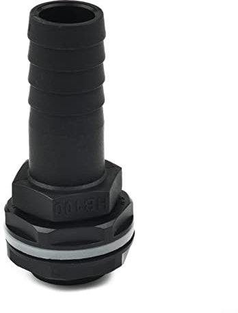 1pcs Fassanschluss 3/4 Zoll BSPM-Gewinde,Regentonnendurchführung Außengewinde,Tankverschraubung Tankdurchführung mit Tülle und Dichtung