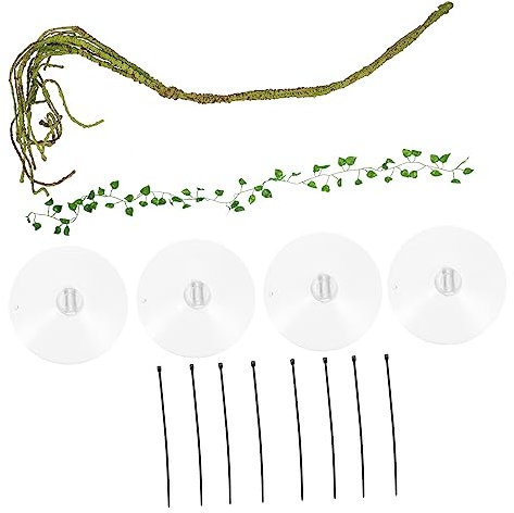 FOMIYES 2 Sets Lebensraum Für Chamäleon Gecko Reptil Reben Pu Reben Tank Lebensräume Reben Anzug
