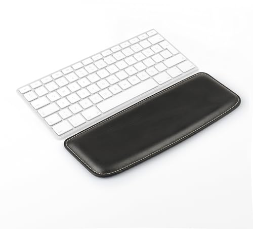 Londo Echtes Leder Tastaturpad - Premium Ergonomische Unterstützung für Komfortables Tippen bei der Arbeit und zu Hause