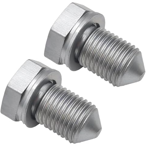 2 viti di scarico dell'olio, vite di scarico dell'olio, vite di scarico dell'olio, vite di scarico dell'olio, vite di scarico dell'olio, vite di scarico dell'olio, filettatura M14, lunghezza