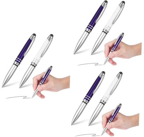 Operitacx 6stücke Beleuchtete Kugelschreiber Mit -licht Touchscreen Stylus Und Praktischem Multifunktionsdesign Für Büro Studium Und