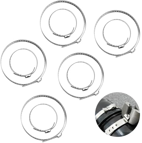 Set aus 10 Edelstahl CV Achsmanschetten Schellen für die meisten Autos,Rohrschellen,Schlauchschellen Edelstahl,Verstellbare Klemmschellen für einfache Installation und sichere Verriegelung