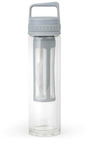Leopold Vienna - Bottiglia infusore Cold Brew Moshi to-go termica - caffè freddo - grigia - vetro