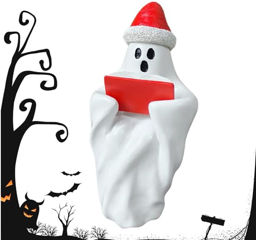 Figura de espíritu de Lectura, decoración para Todo el año con espíritu de Lectura, decoración de Halloween para Armario de televisión, Escritorio, alféizar de Ventana, decoración Interior