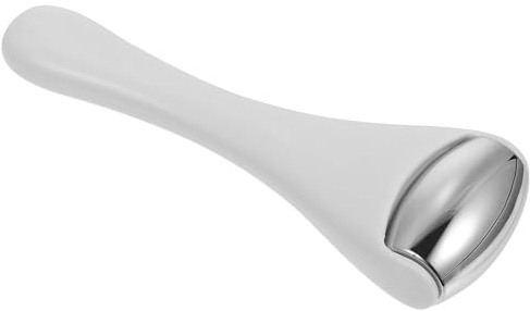 MAGICLULU Massaggiatore Viso Rullo Massaggiante e Manico, Dispositivo per Massaggio Occhi e Applicazione Crema Contorno Occhi, Indicato per Ridurre Arrossamenti e Gonfiori