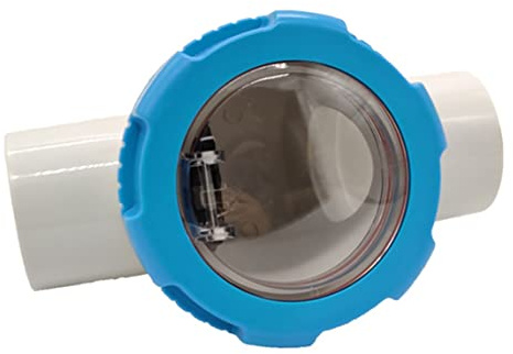 Nukinp Valvola di ritegno per Piscina Accessori per valvole di Non Ritorno Trasparenti per Piscine 63MM