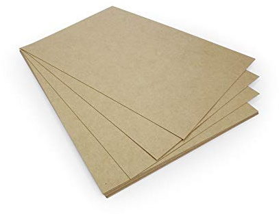 nature-eco 100 Blätter Kraftpapier DIN A4 Kraftkarton 380 g stabil, extra stark, Kreativpapier Kreativkarton Recyclingpapier, ökologisch (100, Karton)
