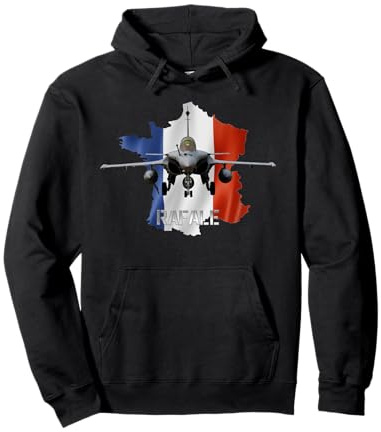 Le Rafale, avion de combat multirôle avec contour tricolore Sweat à Capuche