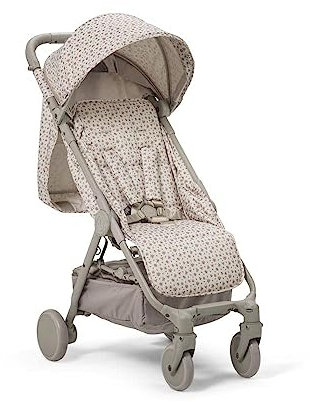 Elodie Details Mondo Stroller® Poussette Canne de la naissance à 4 ans (22 kg) - Position allongée, pliage et direction à une main, Poussette légère de voyage en taille cabine - Autumn Rose