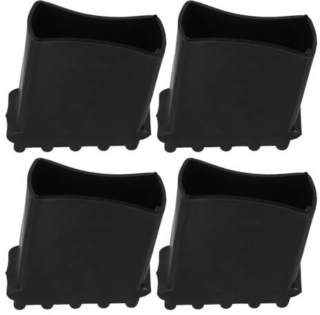 Angoily 4Pcs Non Slip Ladder Feet Rubber Pad Replacement Step Ladder Feet Foot Mat Ladder Feet Cover Ladder Foot Cushion Extension Ladder Replacement Part