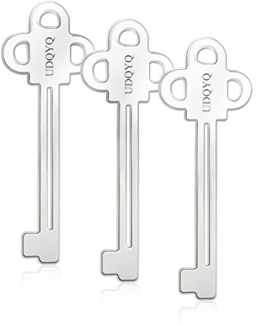 UDQYQ 3 Stücke Tubenquetscher Edelstahl Tubenausdrücker Metall Zahnpasta Squeezer Tubenaufroller Sparen Sie Zahnpasta, Cremes, Farbe, Salbe,Kein Durcheinander und Abfall mehr. (Groß Silber)