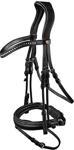 WALDHAUSEN S-Line Trensenzaum, Glamour, WB, schwarz