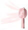 KLKIT Ventilateur manuel pour refroidir Mini Pocketable Ventilateur USB avec support 3 Speed Strong wind，Applicable for outdoor，school，work，camping fast cool down - rose