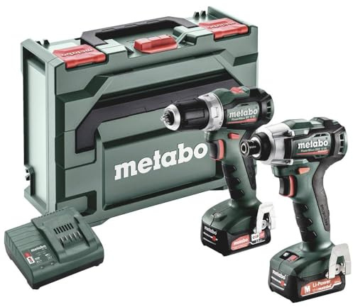 Metabo Akkuset Combo Set 2.7.3 12 V BL (685228000) PowerMaxx BS 12 BL + PowerMaxx SSD 12 BL , metaBOX 145