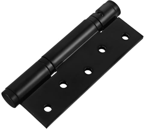 Hemobllo Fermeture de Porte Automatique Charnière à Ressort Acier Inoxydable Noir pour Fermeture Douce et Silencieuse de Porte | Fermeture Douce et Silencieuse, Usage Escalier et Appartement, Modèle 1 Pièce, Action Auto-fermante