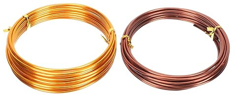 SUPVOX Kit De 4 Fils De Fer Pour Bonsaï En Aluminium 2 5 Mm X 5 M Pour La Formation Et Le Jardinage