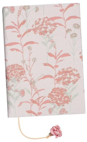 SHINEOFI Buchhülle aus Stoff mit Lesezeichen Handgefertigter Buchumschlag A5 Einfache Anwendung und Effektiver Schutz Dekorativer Schutzumschlag für Softcover und Hardcover Bücher