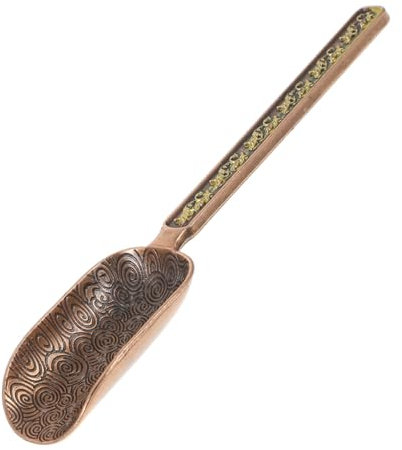 Alipis 3St Teezubehör Trockengutschaufel aus Kupfer Waschen Bad große Süßigkeiten Vintage-Dekor Kaffeelöffel aus Kupfer Teelöffel aus Kupfer konzentrieren schmücken Anstrengung Antiquität