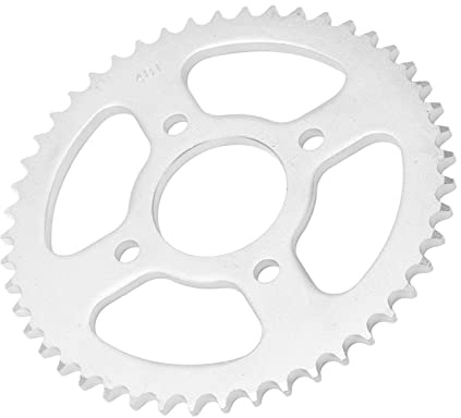 Piñón para cadena trasera 48T 428 con centro diagonal de 90 mm, piñón para cadena de acero de 58 mm Piñón para de acero de repuesto para moto para ATV Karting DIY, #811