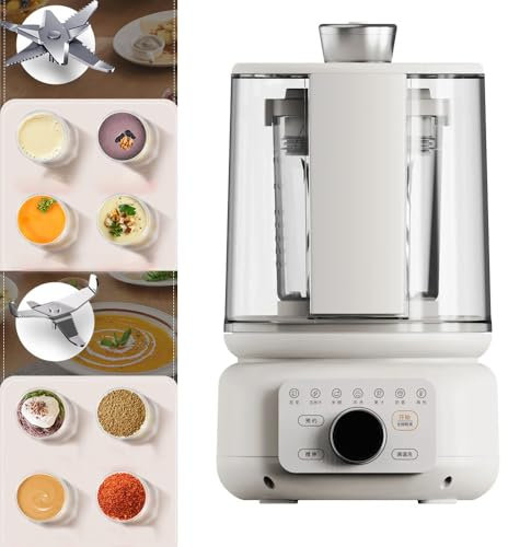 8in1 Cooking Blender, 1.4L 600W Countertop Blender with Silent Shield, Hot&Cold Kitchen Blender 8 Programs with 24H Preset, Convenient Self-Cleaning and Drying, for Smoothie Soy Milk Oat Milk