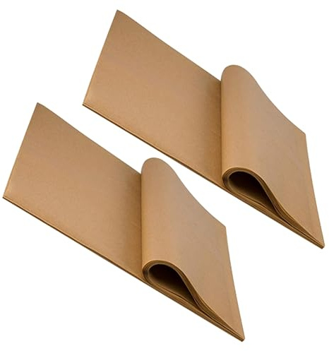 Amosfun 100piezas Papel Hornear Reutilizable Antiadherente Papel Cocina Resistentes Aceite