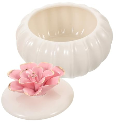 CAXUSD Jewelry Box Artistic Refined Design or Ceramic Decorative Nordic-style Hand-painted in Storage Container Organizing with Small Items Office Living Room