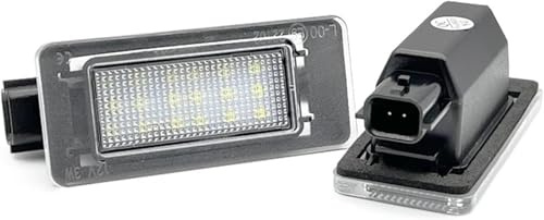 Adatto for Dacia Duster 2017-2021 12V LED Luce targa bianca Gruppo luce targa,Luci della targa