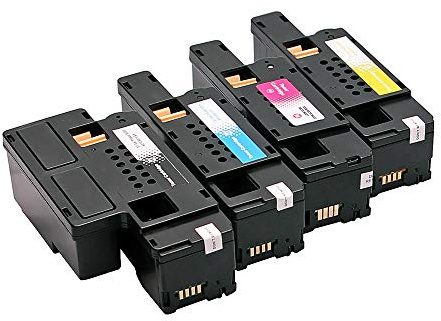 Set 4x alternativ Toner für Epson Aculaser C1700 C1750 C1750N C1750W CX17 CX17NF CX17WF C 1700 C 1750 CX 17 von ABC