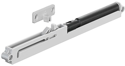 Gedotec Amortisseur de fermeture 1 pièce pour glissières de tiroirs & coulisses de tiroirs à galets universelles | Soft-Closing avec capacité de charge jusqu'à 50 kg