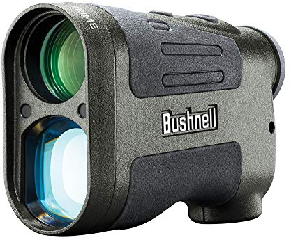 Bushnell Prime 1700 - Telémetro láser de Caza de 6 x 24 mm, Ajuste de Pendiente, Tiro con Arco, Modos de Rifle, Modos de Cepillo y bulleye, Imagen nítida y Clara