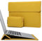 HYZUO 13 Pollici Custodie per PC Portatile Borsa con Funzione Stand per 2025-2018 MacBook Air 13 M4 M3 M2 M1, 2025-2016 MacBook Pro 13 M2 M1, 13 iPad Pro/Air, Surface Pro 11/10/9, XPS 13, Giallo Oliva