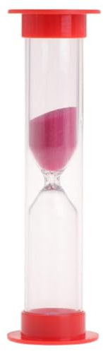 Sablier à sable 1 min pour enfants - Minuteur de cuisine - Décoration de la maison - Horloge numérique à piles - Grand écran