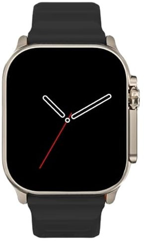 RUQIU 2024 Nuevo S9 Ultra Smart Watch Ultra 49MM Hombres Smartwatch Serie 9 Impermeable Bluetooth Llamada Carga Inalámbrica Pulsera Fitness (negro)