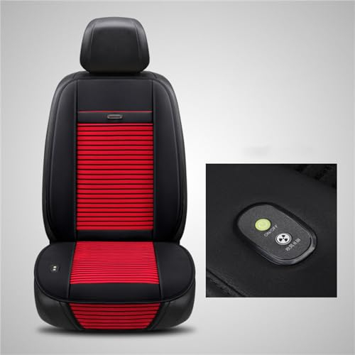 BesBet Autositzkissen, 3 Fans Einstellbare Temperatur Auto Sitzauflagen, Wasserdicht/Atmungsaktiv für Meist Auto,Reisen