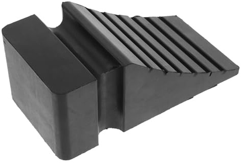 SOLUSTRE Rueda Antideslizante Calzo De Rueda Cuña De La Rueda del Vehículo Cuña De Rueda De Coche Bloques De Llantas para Remolque Ruedas Bloque De Parada De Neumáticos Caucho