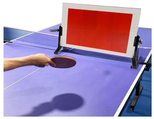 KLYDBMYT Portable Table Tennis Return Board,Vertical Ping Pong Reboard,Return Board Training Device,Adjustable Angle,Suitable for Home Gyms and Schools