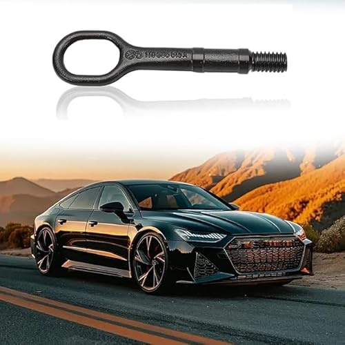 COZERI Gancio di traino 1T0805615A per Audi A3 8P e VW Golf MK5/MK6 | Adatto per Audi A3 8P 2003-2012 e Golf MK5/MK6, gancio di traino di emergenza