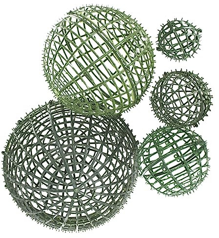 DECHOUS 5 Stücke Runde Topiary Trimmen Rahmen Für Weihnachtsstern Girlande Lichter Hochzeit Gras Rack Dekorative Blume Rahmen