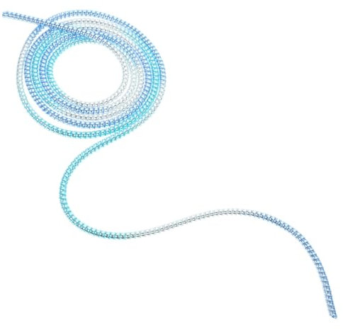 Uonlytech Protecteur de Câble en PVC Bleu pour Chargeur Protection L'emmêlement, Transmission Stable, pour Câbles de Téléphone et Usage Domestique