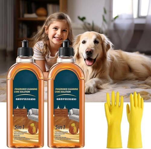 Spainho Floor Cleaner - Spanish Floor Polish - 100% Natural Formula, Safe for Pets, Children and Pregnant Women, Spainho 5 in 1 Wood Floor Cleaner, Strong Stain Removal | Easy to Use (2)