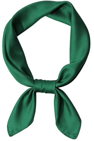 WHIPPY Damen Tuch Mode Bandana Halstuch Kopftuch Schal für Damen | 70x70cm Leicht Schal Seidig Weich Quadratisches Tuch