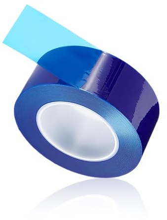 HECHKJ Ruban Adhésif Antistatique, 0,05 mm D'épaisseur Scotch Peinture Masquage, 5 cm × 200 m Ruban Antistatique, Bleu Film de Protection PE Épais, pour Protéger les Appareils Électroménagers
