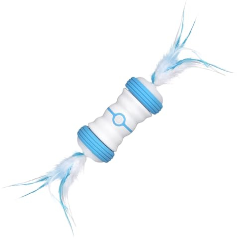 Juguete eléctrico para Gatos, Luces LED interactivas, Juego de 2 velocidades, Juguetes para Gatos, para Entrenamiento de Ejercicio de, Entretenimiento, Interior y Exterior, compañero de hogar
