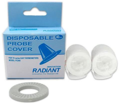 Radiant Probe Covers for Tympanic Thermometer (Pack of 40) (PC840)
