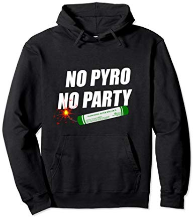 No Pyro No Party Silvester Feuerwerk Pullover Hoodie